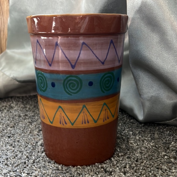 Mesa International 8” x 5.25” southwest vase - Picture 2 of 4